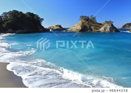 乗浜海岸 島の写真素材 乗浜海岸 島の写真素材