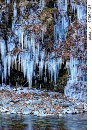 大滝氷まつりの写真素材