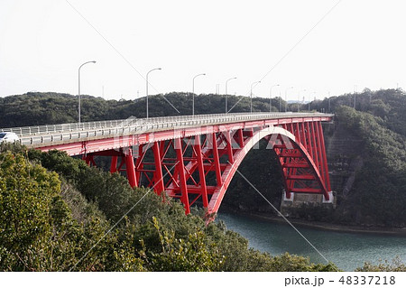 的矢湾大橋 橋 伊勢志摩国立公園 的矢湾の写真素材