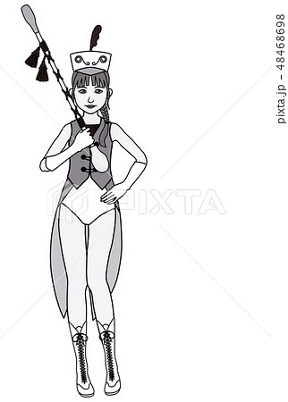 メジャーバトンのイラスト素材