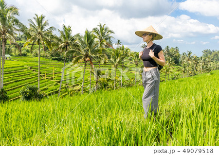 asian rice field hat