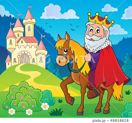 跨る 馬 賢い 男のイラスト素材