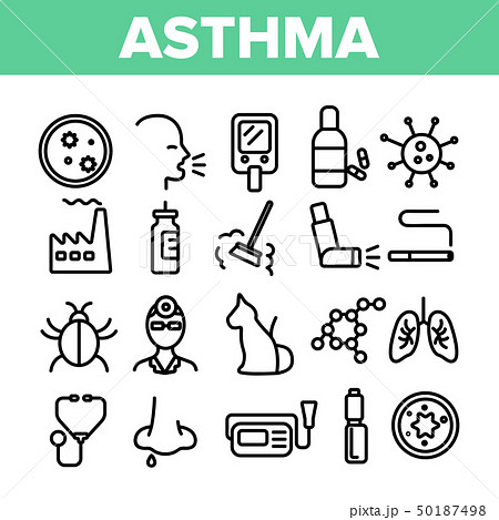 喘息のイラスト素材 Pixta