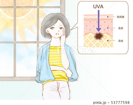 構図 1人 上半身のイラスト素材