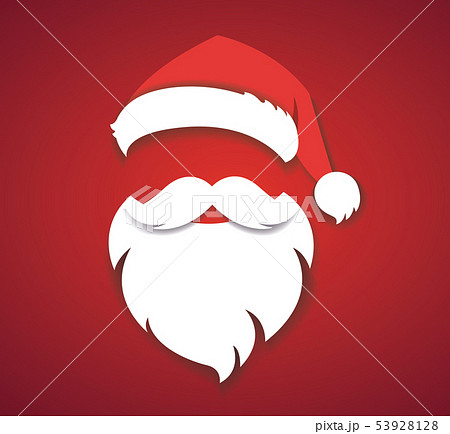 サンタ サンタクロース ひげ 髭のイラスト素材