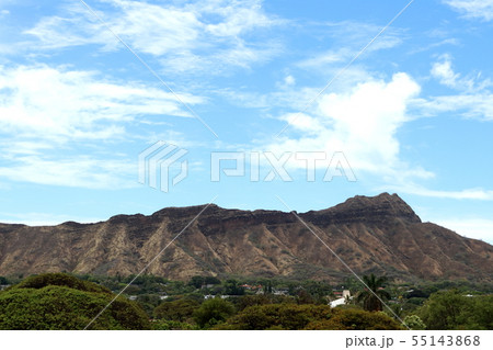 山 ダイヤモンドヘッド 風景 きれいの写真素材 Pixta