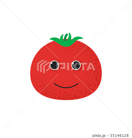 トマト絵文字のイラスト素材