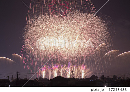 江津湖花火大会の写真素材
