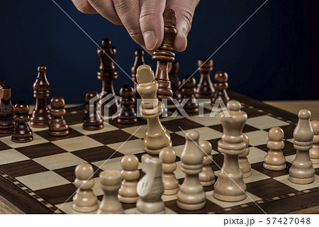 チェス ゲーム 駒 キングの写真素材