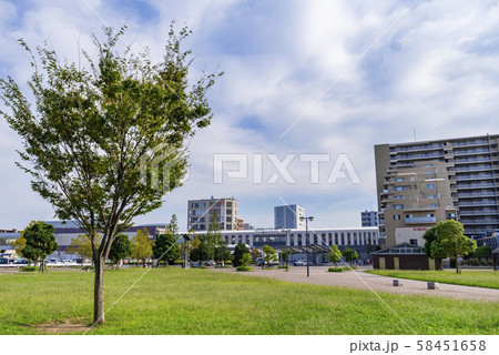 見田方遺跡公園の写真素材