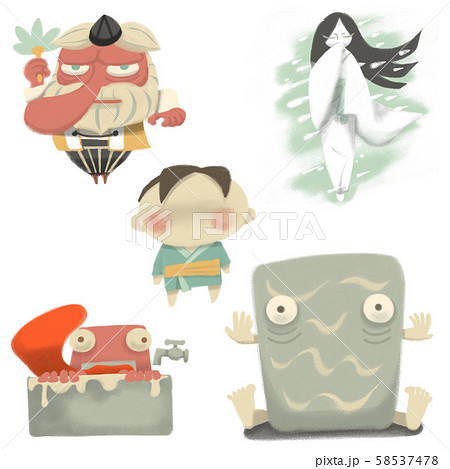 怪談のイラスト素材