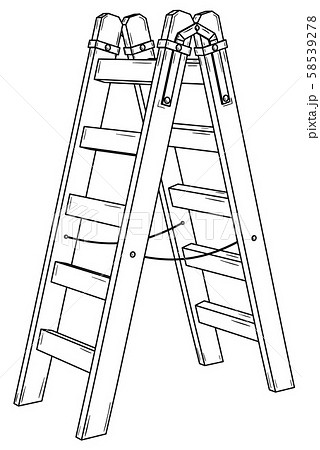 脚立のイラスト素材