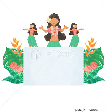 フラダンスのイラスト素材集 ピクスタ