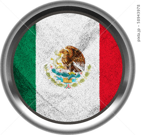 メキシコ国旗のイラスト素材