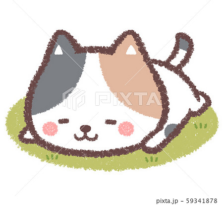 寝る 昼寝 眠る 猫のイラスト素材 - PIXTA