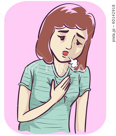 呼吸のイラスト素材