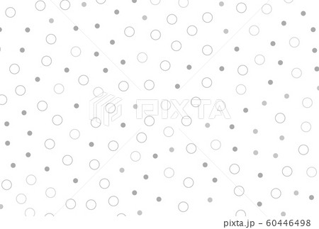 水玉 ドット モノクロ 白黒 背景素材の写真素材