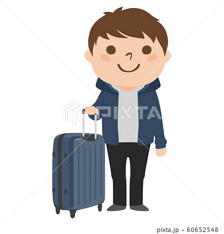 旅行者のイラスト素材