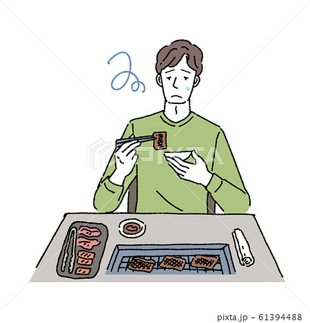 焼き肉のイラスト素材