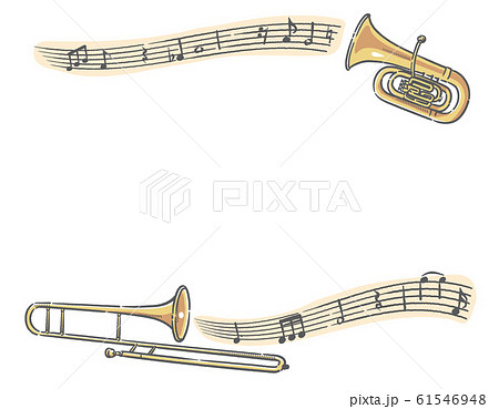 金管楽器のイラスト素材集 ピクスタ