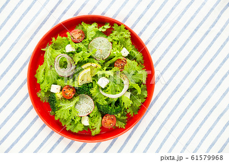 野菜サラダの写真素材