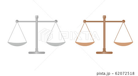 はかり てんびん座 天秤座 ベクタのイラスト素材