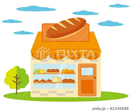 パン屋のイラスト素材 Pixta