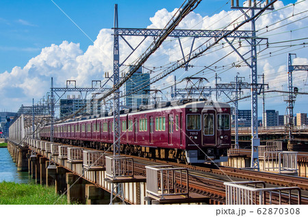 阪急電車の写真素材