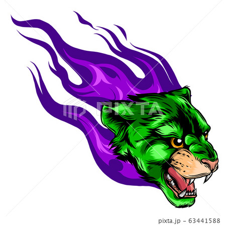 動物 漫画 ライオン 吠えるのイラスト素材