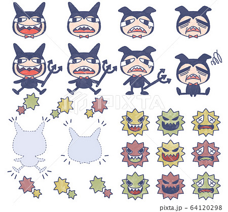 バイキンのイラスト素材