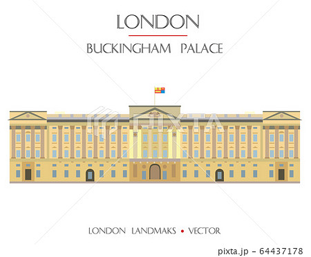 バッキンガム宮殿の写真素材