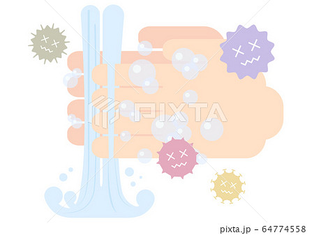 死滅 かわいい ばい菌のイラスト素材 死滅 かわいい ばい菌のイラスト素材