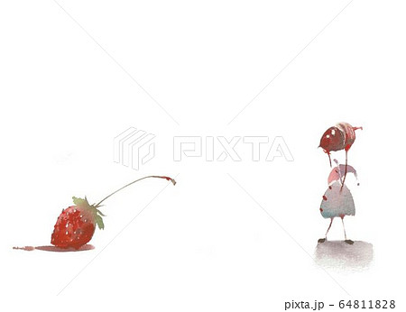 妖精 イラスト 苺の写真素材 - PIXTA