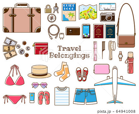 持ち物のイラスト素材