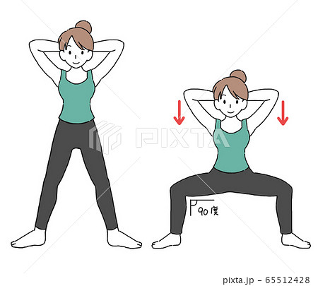 骨盤底筋のイラスト素材