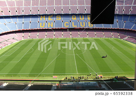 カンプノウ スタジアム バルセロナ スペインの写真素材