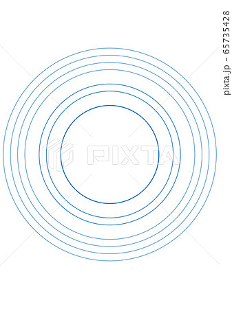 幾何学模様 幾何学図形 円 模様のイラスト素材