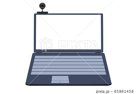 ウェブカメラ 背景のイラスト素材