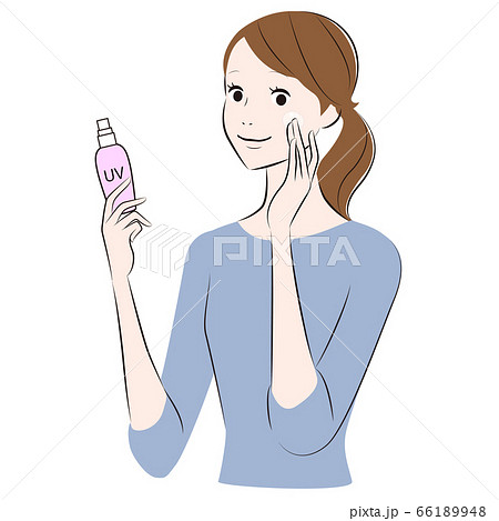 日焼け止めのイラスト素材