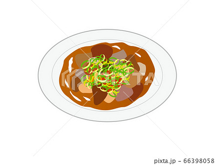 大阪 ご当地グルメ 食べ物 グルメのイラスト素材