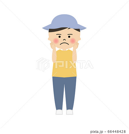 赤いほっぺた 子供の写真素材 赤いほっぺた 子供の写真素材