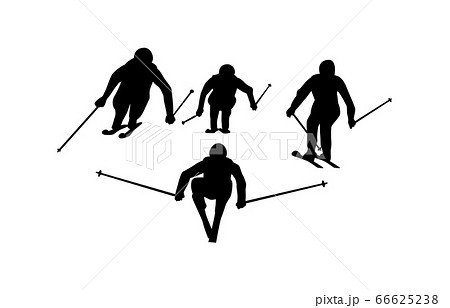 モーグルのイラスト素材