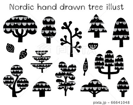 モミの木のイラスト素材