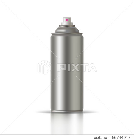 Steel Spray Paint For Graffiti Vector Illustration On White