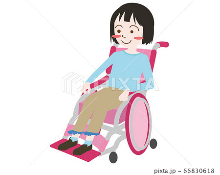 肢体不自由者のイラスト素材