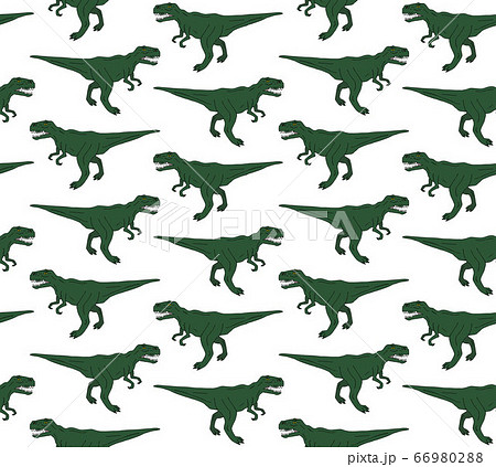 ティラノサウルス シルエット 恐竜 シンプルのイラスト素材