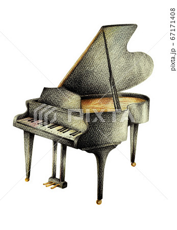 ピアノ鍵盤のイラスト素材