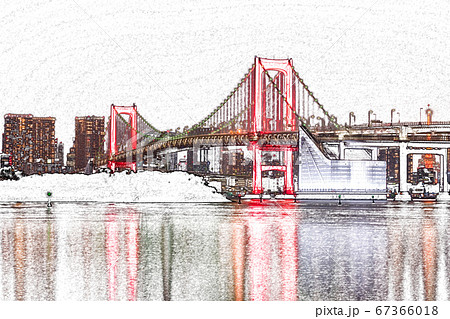 色鉛筆調のイラスト素材