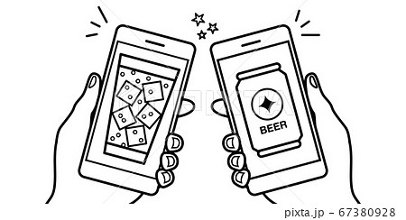 ワイワイのイラスト素材