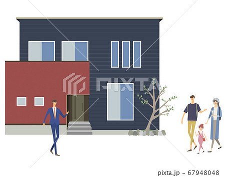 住宅展示場のイラスト素材 - PIXTA